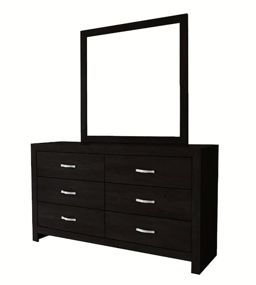Crown Mark Furniture Jaylen Dresser Mirror in Black - All Brands Furniture (NJ)