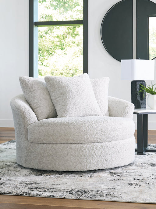 Cuddle Plush Oversized Swivel Accent Chair - All Brands Furniture (NJ)