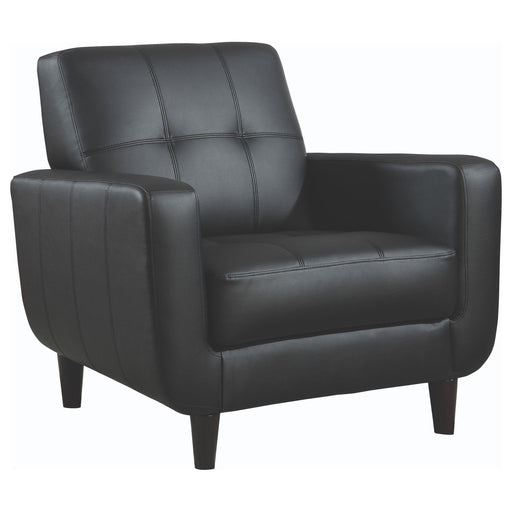 Aaron Padded Seat Accent Chair Black - All Brands Furniture (NJ)