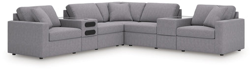 Modmax Balanced Sectional with Audio and Storage Consoles - All Brands Furniture (NJ)