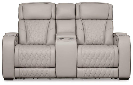 Boyington Power Reclining Loveseat with Console - All Brands Furniture (NJ)
