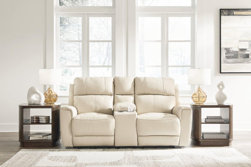 Dahlmoore Power Reclining Loveseat with Console - All Brands Furniture (NJ)
