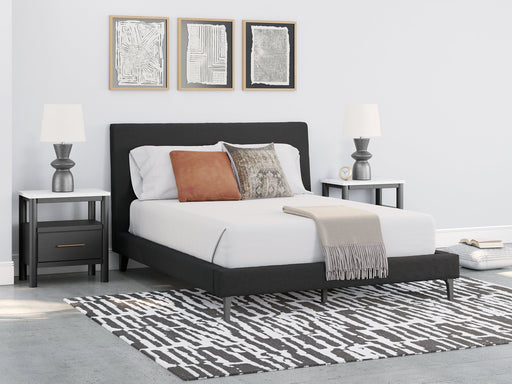 Cadmori Upholstered Bed with Roll Slats - All Brands Furniture (NJ)