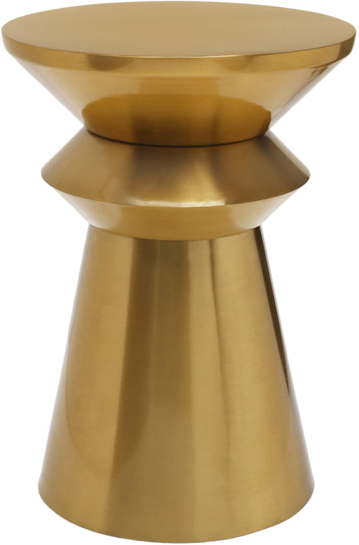 Jai Brushed Gold End Table - All Brands Furniture (NJ)