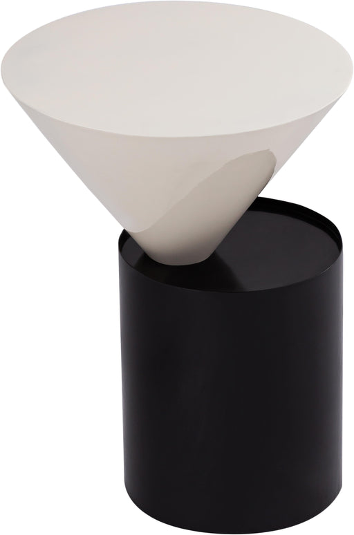 Damon White End Table - All Brands Furniture (NJ)