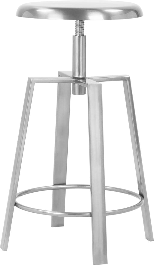 Lang Silver Counter/Bar Stool - All Brands Furniture (NJ)
