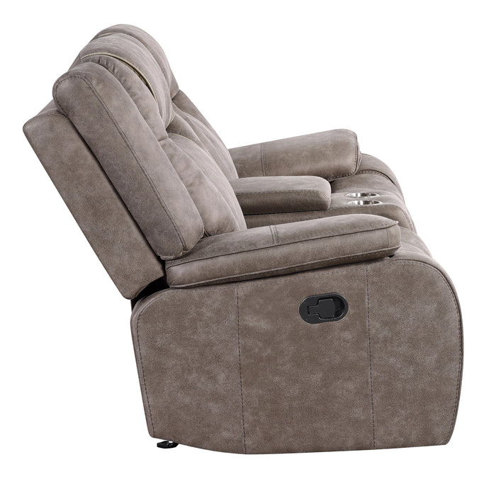 Parker Living Blake - Desert Taupe Reclining Console Loveseat
