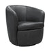 Parker Living Barolo 100% Italian Leather Swivel Club Chair Two Pack