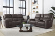 Parker Living Easton - Steamboat Brown Zero Gravity Power Reclining Tilt Console Loveseat P3