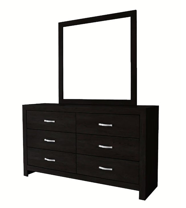 Crown Mark Furniture Jaylen Dresser Mirror in Black - All Brands Furniture (NJ)