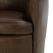 Parker Living Barolo 100% Italian Leather Swivel Club Chair
