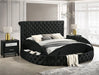 Brigitte King Bed Black image