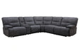 Parker Living Gladiator 6 Piece Modular Power Reclining Sectional with Power Adjustable Headrests