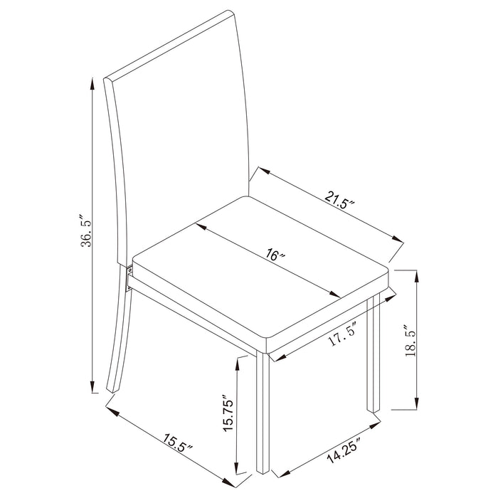 Garza Dining Side Chair - All Brands Furniture (NJ)
