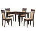 Gabriel 5-piece Rectangular 59-inch Dining SetA Cappuccino - All Brands Furniture (NJ)