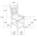 Lavon 5 Pc Counter Height Dining Sets - All Brands Furniture (NJ)