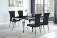 Carone 5 Pc Dining Sets Black - All Brands Furniture (NJ)
