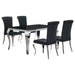 Carone 5 Pc Dining Sets Black - All Brands Furniture (NJ)