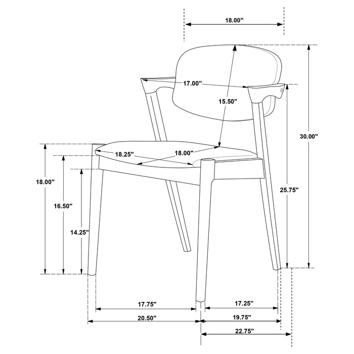 Malone Dining Arm Chair - All Brands Furniture (NJ)