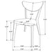 Alfredo Dining Side Chair - All Brands Furniture (NJ)