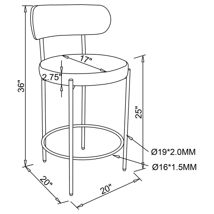 Viola Counter Chair - All Brands Furniture (NJ)
