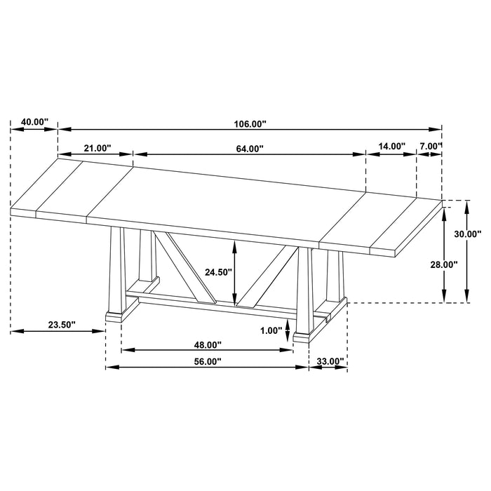 Middleton Dining Tables - All Brands Furniture (NJ)