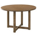 Crestmore 5-piece 46-inch Round Wood Dining Table Set Walnut - All Brands Furniture (NJ)