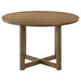 Crestmore 5-piece 46-inch Round Wood Dining Table Set Walnut - All Brands Furniture (NJ)