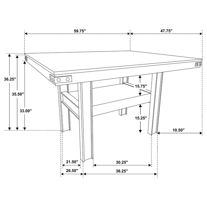 Patterson Counter Height Dining Table - All Brands Furniture (NJ)