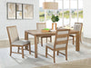 Bruner 5 Pc Dining Set - All Brands Furniture (NJ)