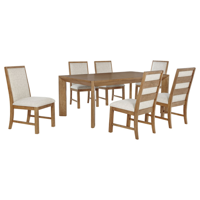 Bruner 7 Pc Dining Set - All Brands Furniture (NJ)