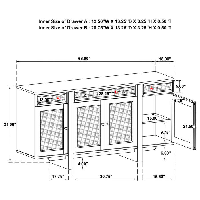 Kailani 10 Pc Dining Set - All Brands Furniture (NJ)
