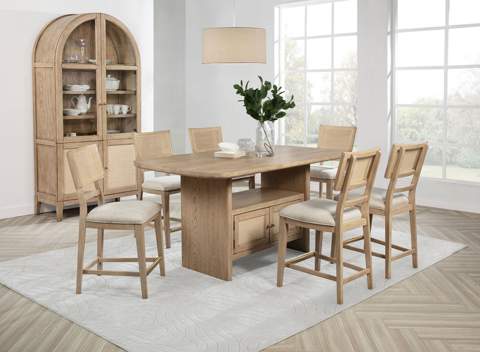 Kailani 7 Pc Counter Height Dining Set - All Brands Furniture (NJ)