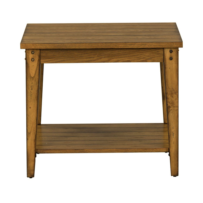 Lake House Square Lamp Table image
