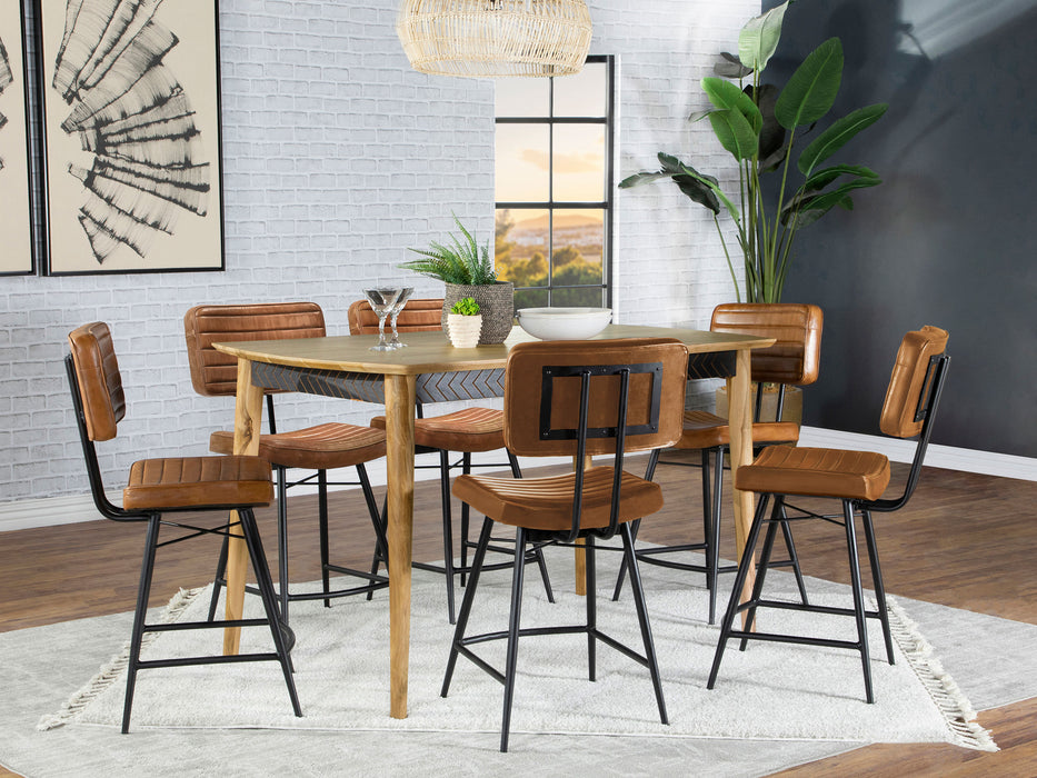 Partridge 7 Pc Counter Height Dining Set - All Brands Furniture (NJ)