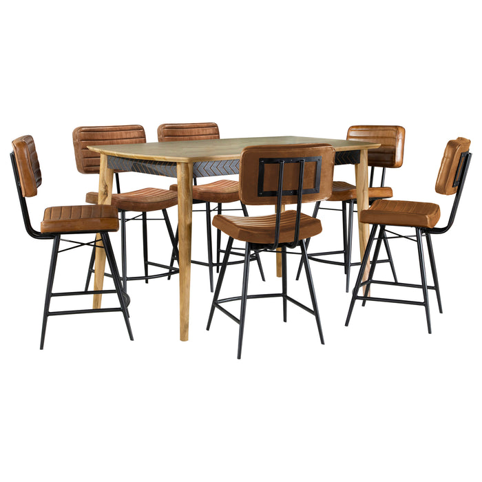 Partridge 7 Pc Counter Height Dining Set - All Brands Furniture (NJ)