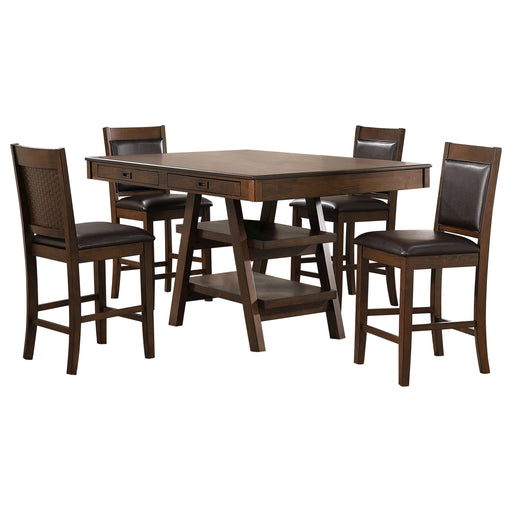 Dewey 5 Pc Counter Height Dining Sets - All Brands Furniture (NJ)