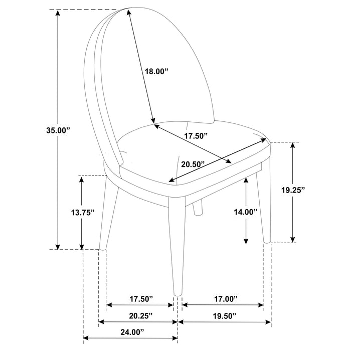 Solano Dining Side Chair - All Brands Furniture (NJ)