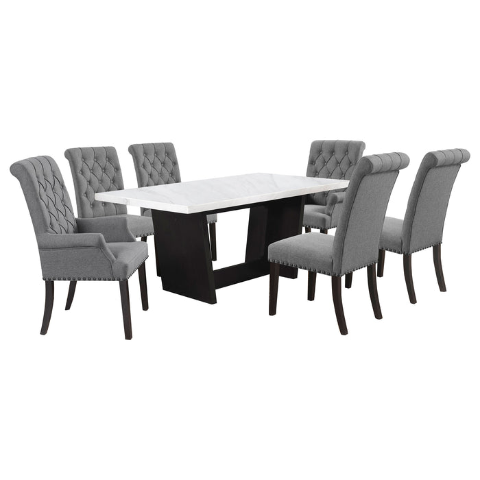 Sherry 7 Pc Dining Set - All Brands Furniture (NJ)