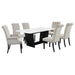 Sherry Rectangular Marble Top Dining Table set - All Brands Furniture (NJ)