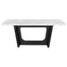 Sherry Rectangular Marble Top Dining Table set - All Brands Furniture (NJ)