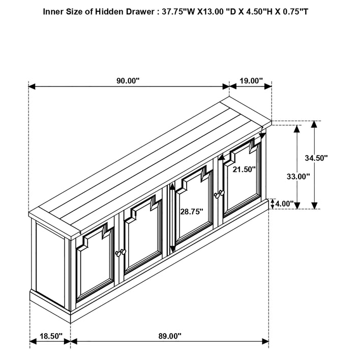Florence Sideboard - All Brands Furniture (NJ)