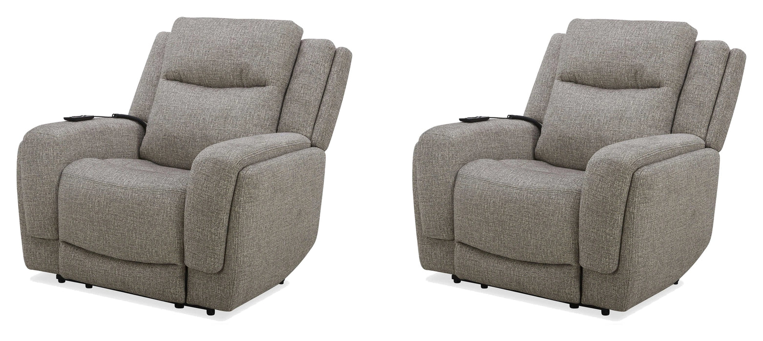 Parker Living Penfield - Frappe Power Zero Gravity Recliner with Heat & Massage Two Pack