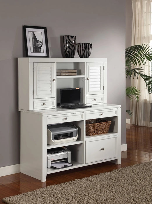 Parker House Boca U Shape Desk with Credenza File and Hutch