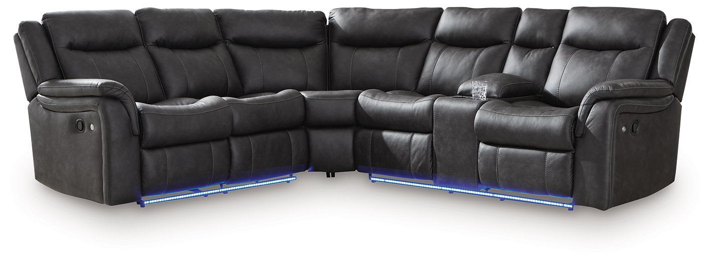 Sultan Meadow Reclining Sectional - All Brands Furniture (NJ)