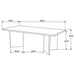 Tyler Dining Table - All Brands Furniture (NJ)