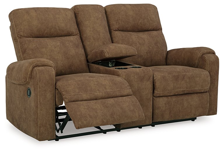 Edenwold Reclining Loveseat with Console - All Brands Furniture (NJ)