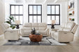 Parker Living Easton - Steamboat Brown Zero Gravity Power Reclining Tilt Console Loveseat P3