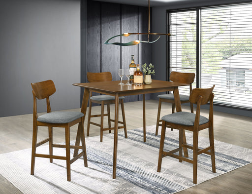 Robbie 5 Pc Counter Height Dining Set - All Brands Furniture (NJ)