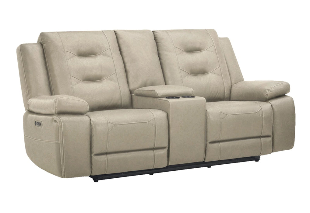Parker Living Caldwell - Tahoe Fog Power Reclining Sofa and Loveseat